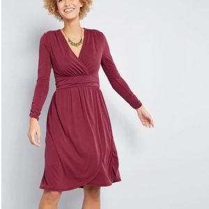 NWT Burgundy Knit Dress